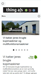 Mobile Screenshot of kopi-maskiner.dk